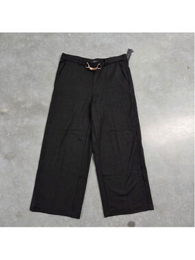 NWT Meg & Margot Black Wide-Leg Pants Size SP